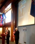 Dr. Ivan Sascha Sheehan at the National Press Club with Speaker Newt Gingrich on September 10,&nbsp;2012